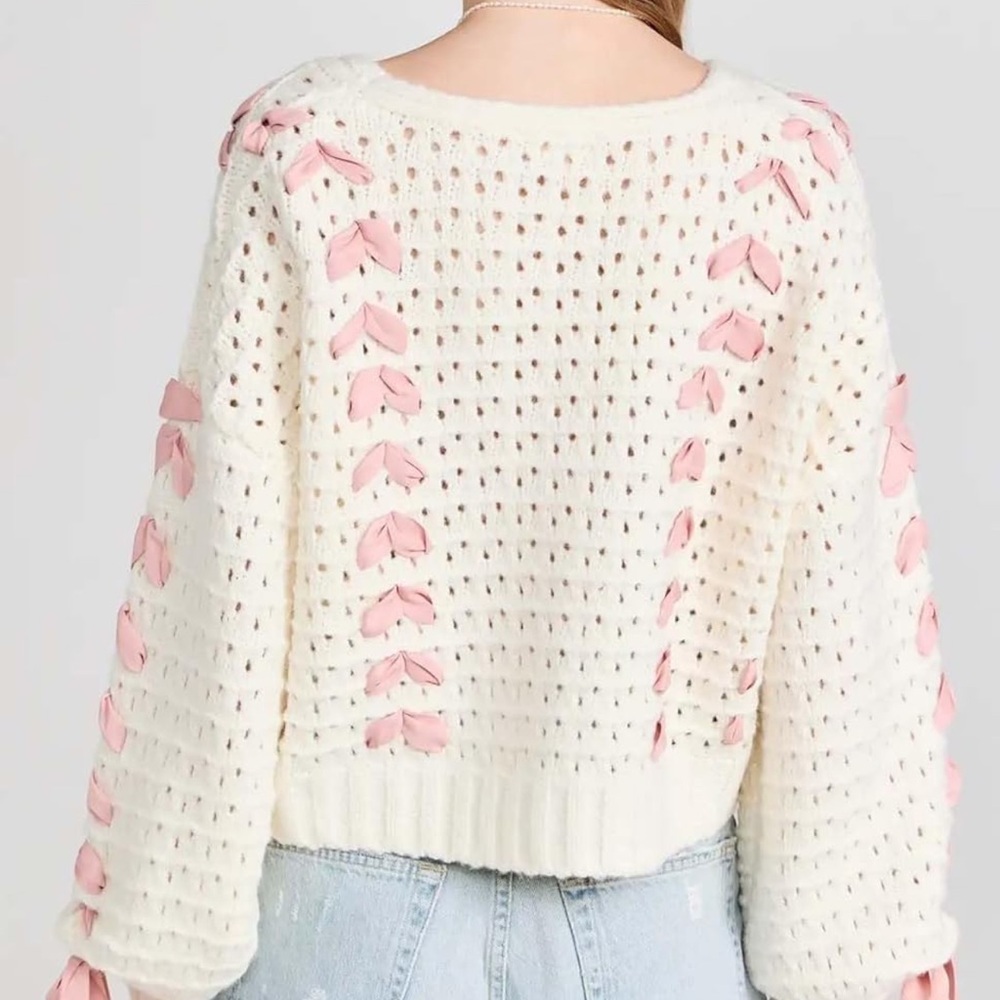 Ribbon cardigan